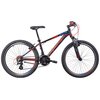 Rower młodzieżowy INDIANA X-Pulser 2.4 24 cale dla chłopca Czarno-czerwono-niebieski Rama Aluminiowa, 13"