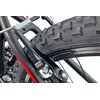 Rower młodzieżowy INDIANA X-Pulser 2.4 24 cale dla chłopca Czarno-czerwono-niebieski Przerzutka tylna marka Shimano Altus
