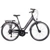 Rower trekkingowy INDIANA X-Road 3.0 D17 28 cali Shimano Nexus damski Czarno-fioletowy Rama Aluminiowa