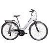 Rower trekkingowy INDIANA X-Road 1.0 D19 28 cali damski Srebrno-błękitny 2024 Rama Aluminiowa