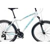 Rower górski MTB INDIANA X-Pulser 1.7 D17 27.5 cala damski Biało-niebieski Wyposażenie Odblaski