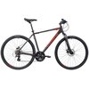 Rower crossowy INDIANA X-Cross 2.0 M19 męski Czarno-czerwony 2024 Rozmiar koła [cal] 28