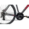 Rower crossowy INDIANA X-Cross 2.0 M21 męski Czarno-czerwony 2024 Przerzutka tylna marka Shimano Altus