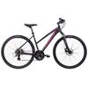 Rower crossowy INDIANA X-Cross 2.0 D15 28 cali Damski Czarno-różowy Wzrost [cm] 154 - 165