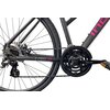Rower crossowy INDIANA X-Cross 2.0 D15 28 cali Damski Czarno-różowy Hamulec przedni typ Mechaniczny