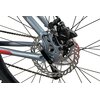 Rower górski MTB INDIANA X-Pulser 3.6 M17 26 cali męski Grafitowo-czerwony Wyposażenie Odblaski