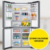 Lodówka MIDEA MDRF632FIE46 Side by Side No Frost 175.5 cm Inox Kompresor inwerterowy Tak