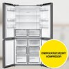 Lodówka MIDEA MDRF632FIE46 Side by Side No Frost 175.5 cm Inox Funkcje Komora zero, Sterowanie smartfonem, Szybkie chłodzenie, Szybkie zamrażanie