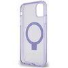 Etui GUESS Ring Stand Script Glitter MagSafe do Apple iPhone 11 Fioletowy Gwarancja 24 miesiące