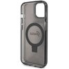 Etui GUESS Ring Stand Script Glitter MagSafe do Apple iPhone 13 Czarny Gwarancja 24 miesiące