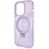 Etui GUESS Ring Stand Script Glitter MagSafe do Apple iPhone 13 Pro Max Fioletowy Typ Etui z podstawką