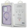 Etui GUESS Ring Stand Script Glitter MagSafe do Apple iPhone 13 Pro Max Fioletowy Marka telefonu Apple