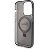 Etui GUESS Ring Stand Script Glitter MagSafe do Apple iPhone 14 Pro Max Czarny Etui wodoszczelne Nie