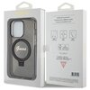 Etui GUESS Ring Stand Script Glitter MagSafe do Apple iPhone 14 Pro Max Czarny Marka telefonu Apple