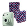 Aparat FUJIFILM Instax Mini 12 Zielony + Pokrowiec MODUS FujiFilm Instax Mini 12 Hearts T3569 + Album MODUS Instax Mini Hearts T3569