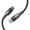 Kabel USB-C - USB-C TECH-PROTECT UltraBoost PD100W/5A 0.5m Czarny Obsługiwane zasilanie [W] do 100