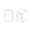 Pralka HAIER I-Pro 3 HW70-B14929 Direct Motion, 7kg 1400 obr Programy prania Bawełna 20°C