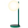 Lampka stołowa LEXON Bubble LH70DG1 z ładowarką indukcyjną Ciemnozielony