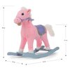 Koń na biegunach MILLY MALLY Łatek Różowy Kolor Różowy