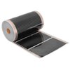 Folia grzewcza na podczerwień MISSION AIR Black Silver PTC 160W/m2 16m² szer. 50cm + regulator Taurus Czarny Zawartość zestawu 1 x rurka ochronna o długości 2.5 m do podłogowego czujnika temperatury