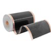 Folia grzewcza na podczerwień MISSION AIR Black Silver PTC 160W/m2 16m² szer. 50cm + regulator Taurus Czarny Zawartość zestawu 1 x podłogowy czujnik temperatury NTC
