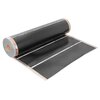 Folia grzewcza na podczerwień MISSION AIR Black Silver PTC 160W 14m² (28mb x 50cm) + Regulator Taurus Czarny Gwarancja 24 miesiące na regulator