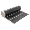 Folia grzewcza na podczerwień MISSION AIR Black Silver PTC 160W/m² (8mb x 100cm) + regulator Taurus Czarny Załączona dokumentacja Instrukcja obsługi w języku polskim