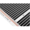 Folia grzewcza na podczerwień MISSION AIR Black Silver PTC 160W/m2 1.5m² szer. 50cm + regulator Taurus Czarny Zawartość zestawu 1 x podłogowy czujnik temperatury NTC