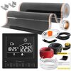 Folia grzewcza na podczerwień MISSION AIR Black Silver PTC 160W/m² (2mb x 100cm) + regulator Taurus Czarny
