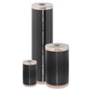 Folia grzewcza na podczerwień MISSION AIR Black Silver PTC 160W-m2 28m² szer. 100cm + regulator Taurus Czarny Zawartość zestawu 1 x podłogowy czujnik temperatury NTC