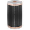 Folia grzewcza na podczerwień MISSION AIR Black Silver PTC 160W/m2 28m² szer. 50cm + regulator Taurus Czarny Zawartość zestawu 1 x regulator