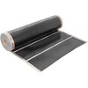 Folia grzewcza na podczerwień MISSION AIR Black Silver PTC 160W 18m2 (36mb x 100cm) + regulator Taurus Czarny Gwarancja 24 miesiące na regulator