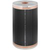 Folia grzewcza na podczerwień MISSION AIR Black Silver PTC 160W 3.5m2 (7mb x 50cm) + regulator Taurus Czarny Załączona dokumentacja Instrukcja obsługi w języku polskim
