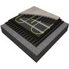 Mata grzewcza pod płytki MISSION AIR MA-160W/m² 1.5m² (3mb x 50cm) + regulator Gemini Czarny WiFi Załączona dokumentacja Instrukcja obsługi w języku polskim