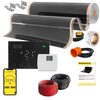 Folia grzewcza na podczerwień MISSION AIR Black Silver PTC 160W/m2 30m2 szer. 100cm + regulator Gemini Czarny WiFi