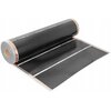 Folia grzewcza na podczerwień MISSION AIR Black Silver PTC 160W/m2 30m2 szer. 100cm + regulator Gemini Czarny WiFi Gwarancja 24 miesiące na regulator