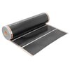 Folia grzewcza na podczerwień MISSION AIR Black Silver PTC 160W/m2 28m2 szer. 100cm + regulator Gemini Czarny Załączona dokumentacja Karta gwarancyjna