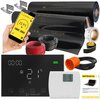 Folia grzewcza na podczerwień MISSION AIR 160 W/m2 Black Gold PTC 30m2 (30m x 100cm) + regulator Gemini Czarny Wi-Fi