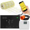 Mata grzewcza pod płytki MISSION AIR MA-160W/m² 14 m² (28 m x 50 cm) + regulator Gemini Czarny WiFi