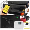 Folia grzewcza na podczerwień MISSION AIR Black Gold PTC 160W/m² (24mb x 100cm) + regulator Gemini Czarny WiFi