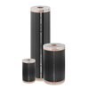 Folia grzewcza na podczerwień MISSION AIR Black Silver PTC 160W/m2 24m² szer. 100cm + regulator Gemini Biały Wi-Fi Zawartość zestawu Peszel karbowany ochronny o długości 2 m do przewodów zasilających