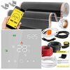 Folia grzewcza na podczerwień MISSION AIR Black Silver PTC 160W/m2 24m² szer. 100cm + regulator Leo Biały Wi-Fi