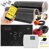 Folia grzewcza na podczerwień MISSION AIR Black Silver PTC 160W/m² 14m² szer. 100cm + regulator Gemini Czarny Wi-Fi