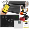 Folia grzewcza pod panele MISSION AIR MAL-160 W/m2 Black Silver 10m2 (10m x 100cm) + regulator Gemini Czarny Wi-Fi