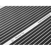 Folia grzewcza na podczerwień MISSION AIR Black Silver PTC 160W/m2 8m2 szer. 100cm + regulator Gemini Czarny Wi-Fi Zawartość zestawu Peszel karbowany ochronny o długości 2 m do przewodów zasilających