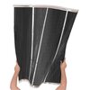 Folia grzewcza na podczerwień MISSION AIR Black Silver PTC 160W/m2 8m2 szer. 100cm + regulator Gemini Czarny Wi-Fi Zawartość zestawu Przewody zasilające 2,5 mm² w dwóch kolorach
