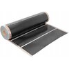 Folia grzewcza na podczerwień MISSION AIR Black Silver PTC 160W/m² 7m² szer. 100cm + regulator Gemini Czarny WiFi Gwarancja 24 miesiące na regulator