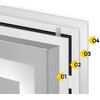 Folia grzewcza na podczerwień MISSION AIR Black Silver PTC 160W/m² 7m² szer. 100cm + regulator Gemini Biały WiFi Napięcie zasilania [V] 230