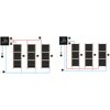 Folia grzewcza na podczerwień MISSION AIR Black Silver PTC 160W/m² 7m² szer. 100cm + regulator Gemini Biały WiFi Moc jednostkowa [W/m2] 160