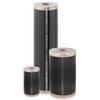 Folia grzewcza na podczerwień MISSION AIR 160 W/m2 Black Silver 5 m2 (5 m x 100 cm) + regulator Leo Czarny WiFi Zawartość zestawu 1 x folia grzewcza 500 x 100 cm